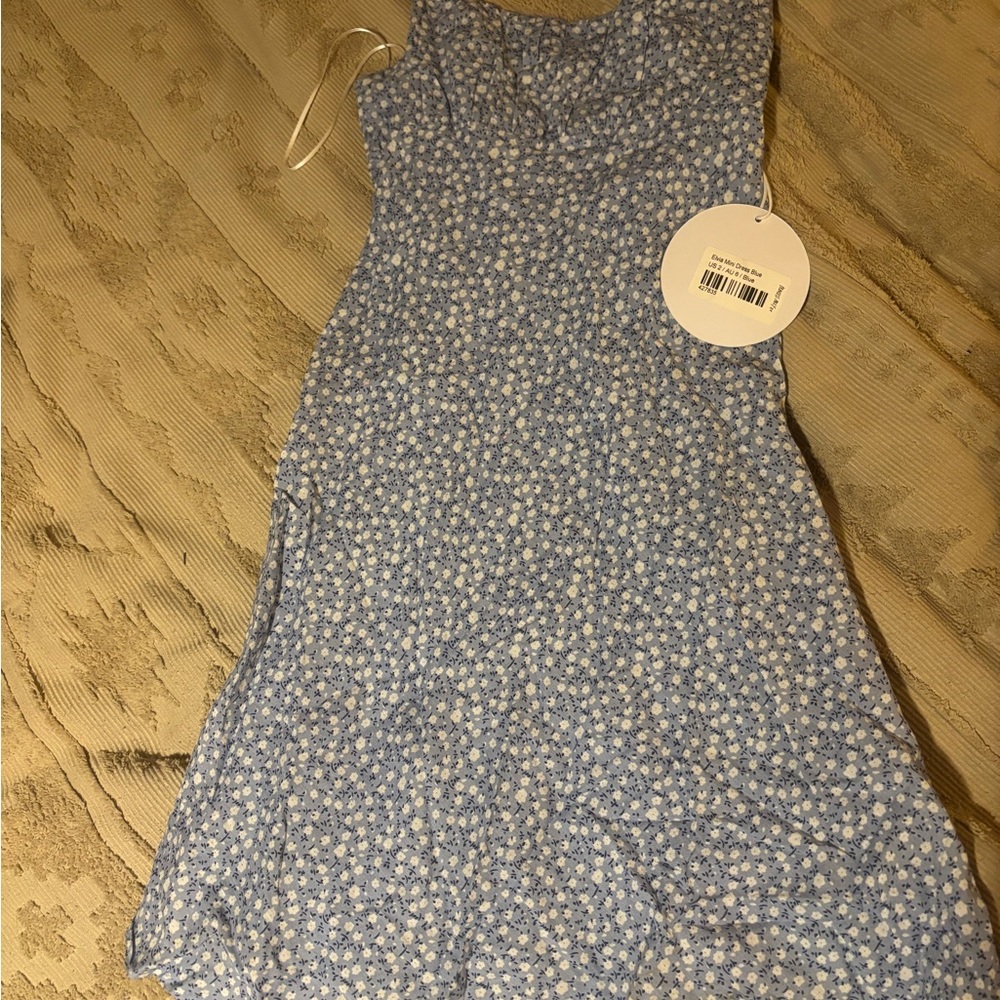 Princess Polly Blue Floral Mini Dress